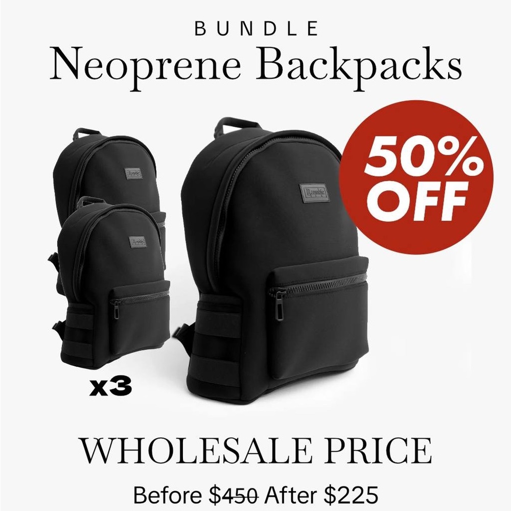 Original LRR Brand: Premium Neoprene Backpack Bundle